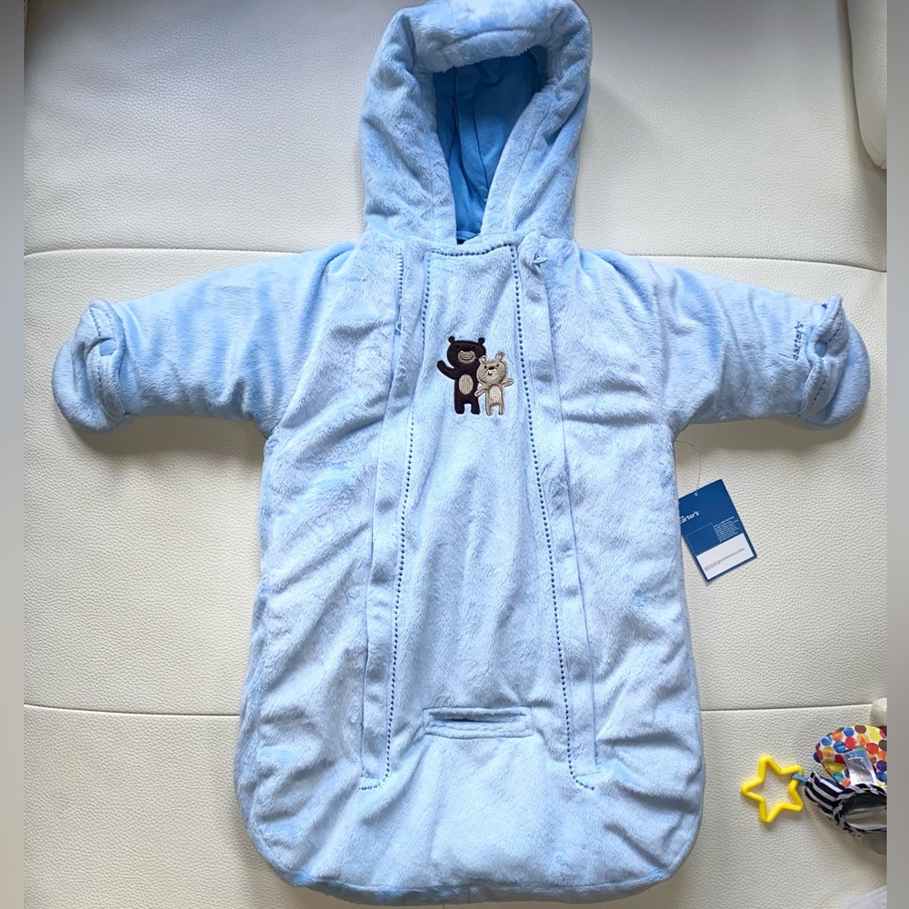 NWT Carter’s Out ‘n About Pram for Baby. Snowsuit/Bodysuit.